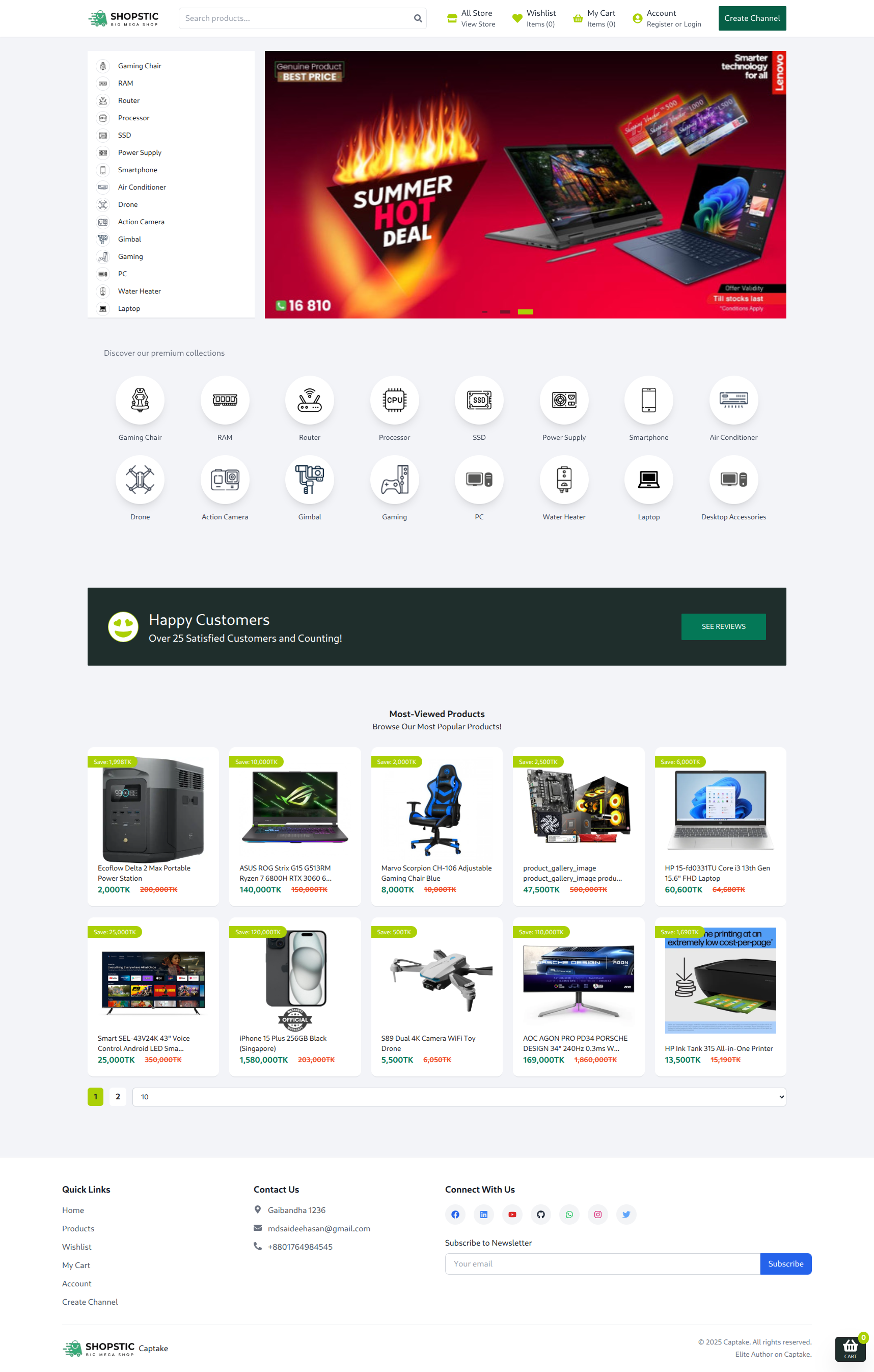 Modern eCommerce Web Application